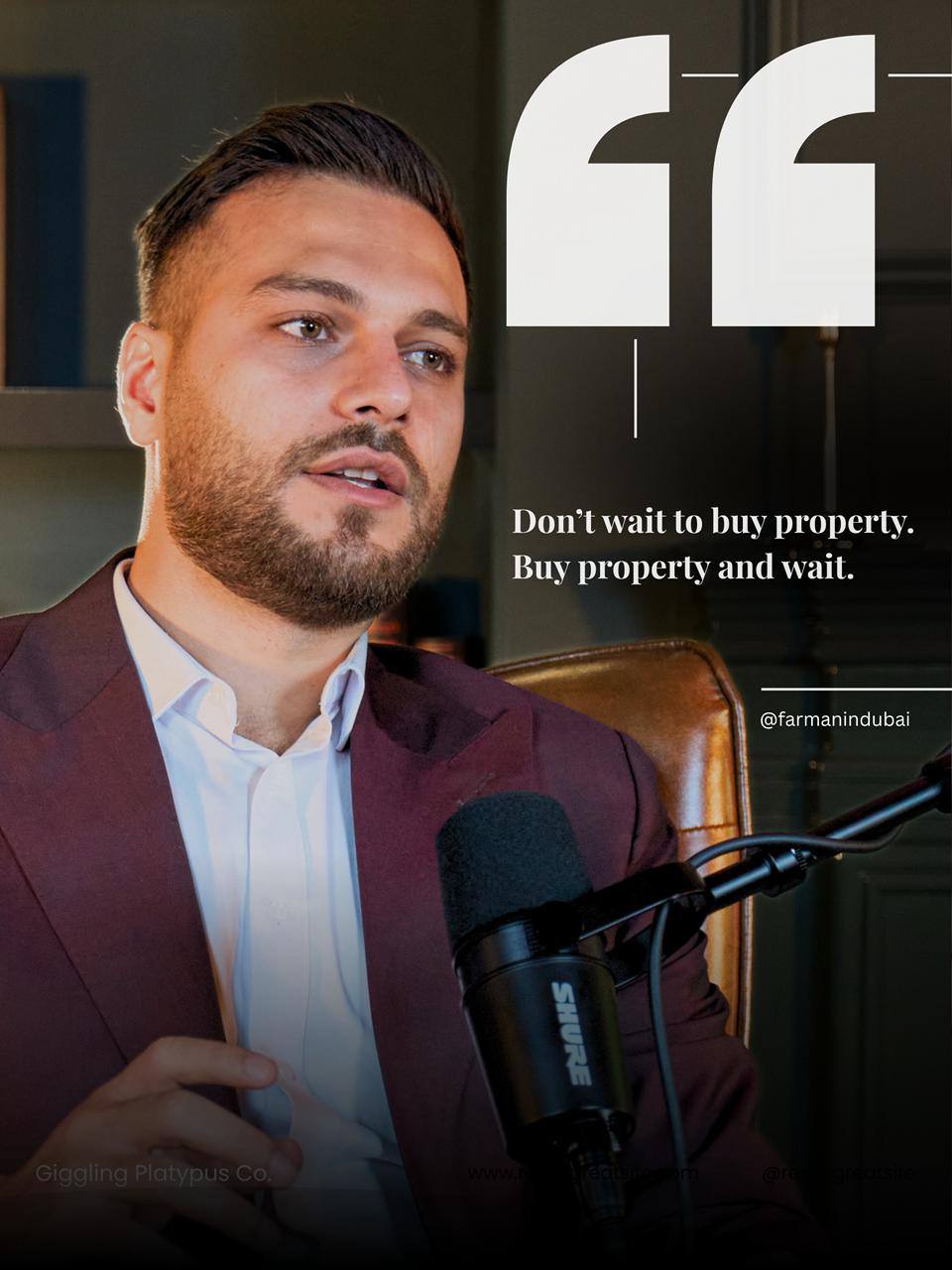 On site at a Dubai waterfront development